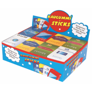 DOK Kaugummi Sticks 24 Einzelpackung à 44 g - 1,056 kg Schachtel