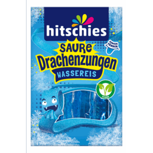 Hitschler Hitschies Wassereis Blau 10 Stück à 40 ml - 400 ml Packung