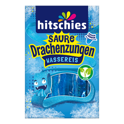 Hitschler Hitschies Wassereis Blau 10 Stück à 40 ml - 400 ml Packung