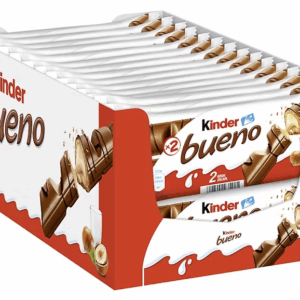 Kinder Bueno - 30 Stück (21,5 g je Stück, Gesamtgewicht 645 g)